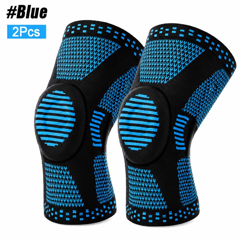 Pack of 2 Compression Knee Support Sleeve for Sports &