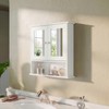 Panana Wall Mounted Bathroom Cabinet Wall Cabinet with 2 Mirrored