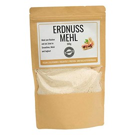 Odenwälder Lebensmittel Premium Peanut Flour - Finely Ground Peanuts Vegan & Partially Oiled, 100% Natural Ingredients - Made in Germany - 300 g