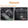 Auto Parts Port Peach Wood Texture Center Console Gear Shift