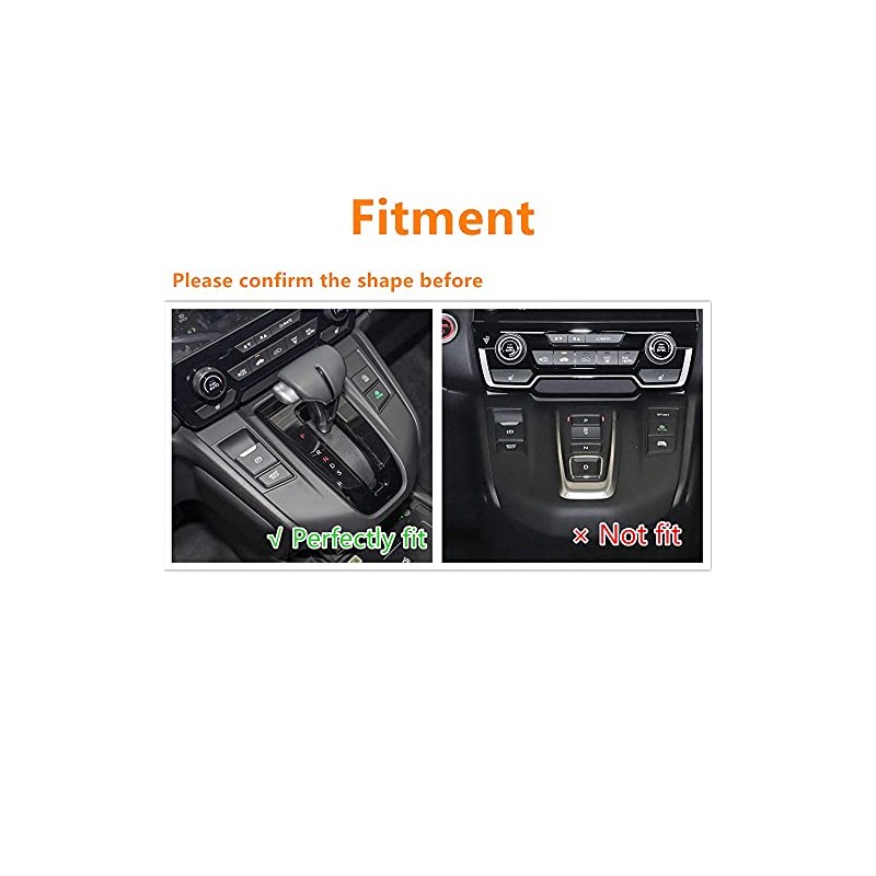Auto Parts Port Peach Wood Texture Center Console Gear Shift