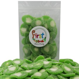FirstChoiceCandy Gummy Fruit Candy (Sour Kiwi Slices, 2 Pound (Pack of 1))