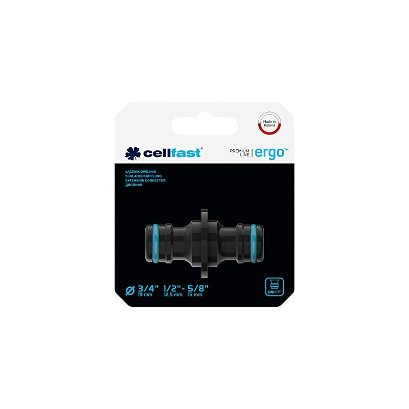 Cell Fast 5901828859854 Garden Connectors, Black, 3 x 3 x