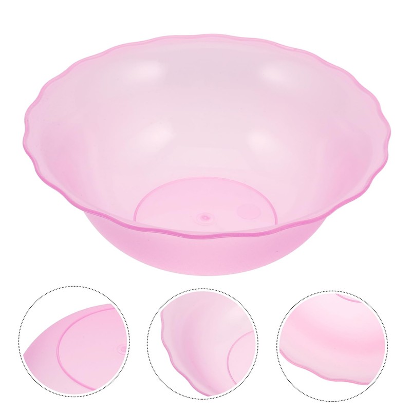 Plastic Face Washing Basin with Floral Ears Multi-Functional Skincare Accessories