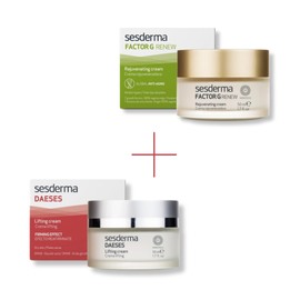 Sesderma Factor G Renew Christmas Set - Cream 50 ml + Daeses Cream 50 ml, Intensive Skin Smoothing Set, Lifting & Regeneration, Anti-Ageing Care, For Firm, Radiant Skin