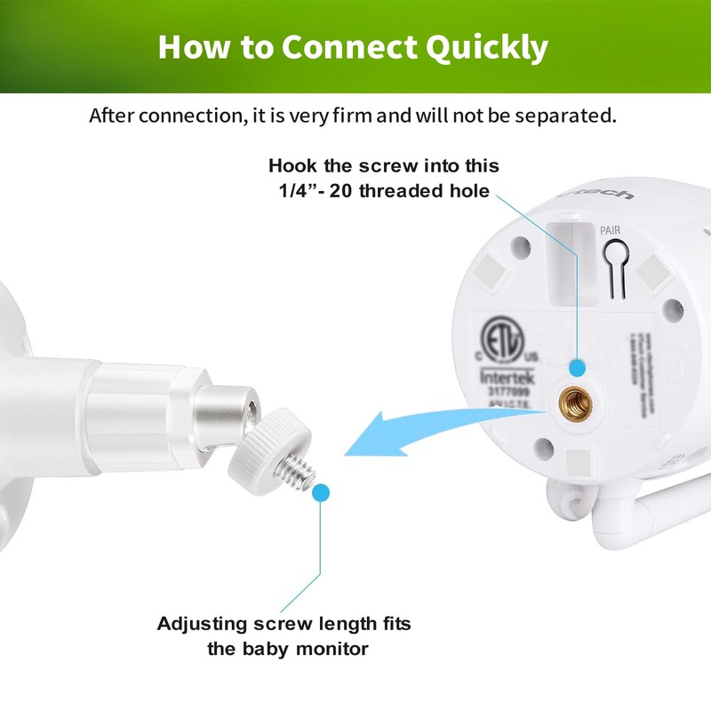 2 Pack Universal Adhesive Camera Mount for Spotlight Cam Battery/Pro/Plus,