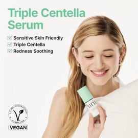 PURITO Suero Centella sin perfume, 34,860 ppm de Centella, suero facial para piel sensible y propensa al acné, suero calmante, vegano y libre de cruel