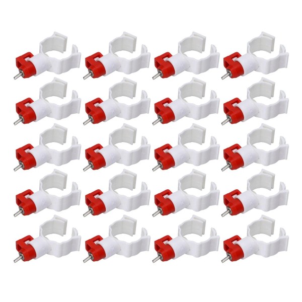 Unbranded 20 Chicken Watering Nipples for Poultry Ducks Birds Feeder