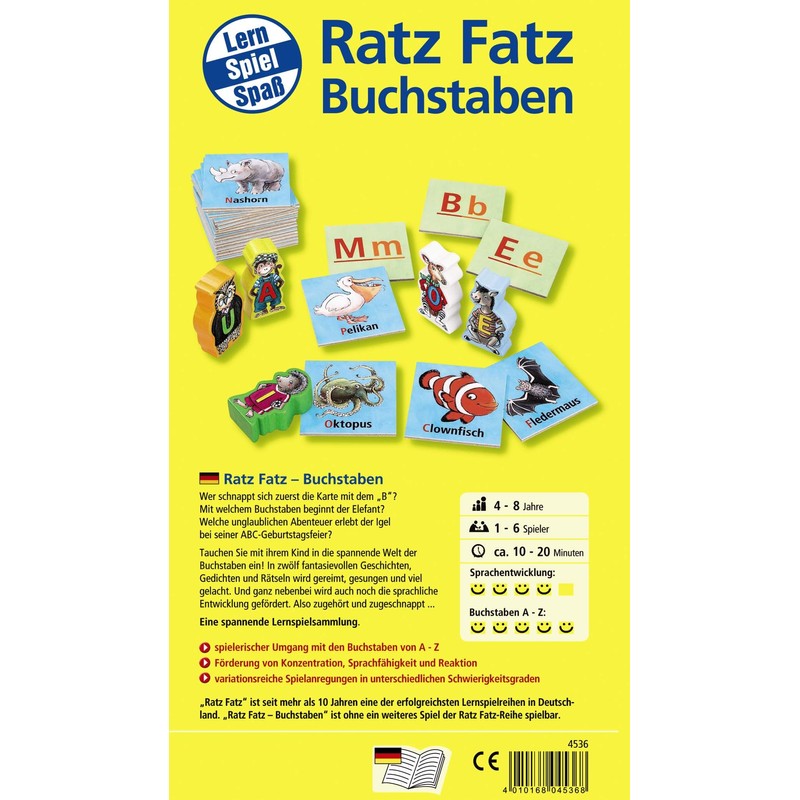 Haba 4536 - Ratz Fatz Buchstaben, Spiele und Puzzles