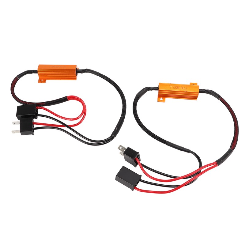 LED Decoder H7 Aluminum Housing Single Resistance Wire LED Headlight