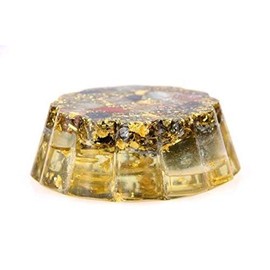 Orpanit® Orgonite Mayan Temple, 100% Real Orgonite, Protection Against EMF, 5G, Haarp, Radio Radiation, Real Orgone Energy for More Harmony, Healing Stones, Pack of 1