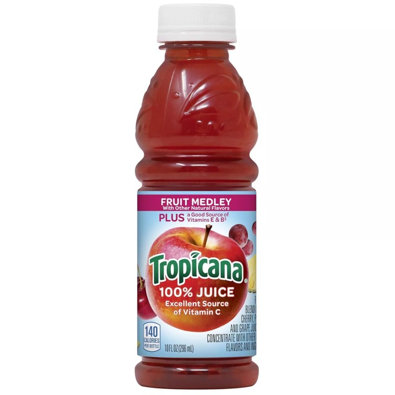 Tropicana 100% Fruit Medley Juice, Vitamin C, B & E,