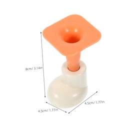 TEHAUX 2Pcs Cute Door Stopper Wall Protector No Installation Door Catch Topper for Home Decorative Foot Shaped Design Space Saving Tissue Box Trash Can Holder Noise Reducing Wall