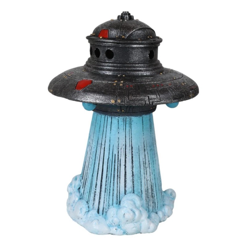 Flying Saucer Spaceship UFO Alien Craft Taking Off Backflow Incense