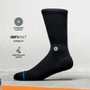 Stance CONFLUENCE Men's Socks, Black, L, BLACK (01000)