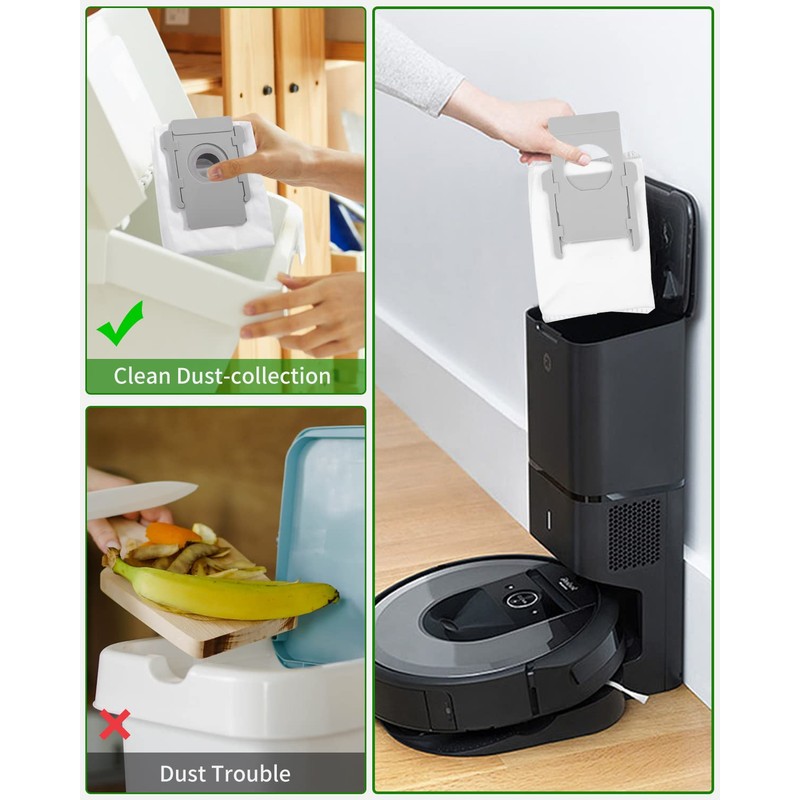10 Vacuum Cleaner Bags for iRobot Roomba i7 i7+ i3