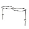 316 Stainless Steel Double Ring Cup Holder with Mounting Nut