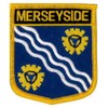 Klicnow Merseyside (Shield) Embroidered Patch 6cm X 7cm (2 1/2"