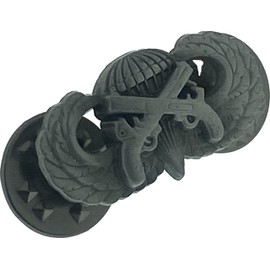 MINI Miniature Military Police Jump Wing Airborne US Army MP Cross Pistols Oxidized Insignia 1" Pin