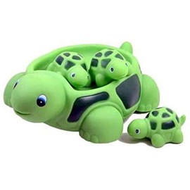 Playmaker Toys Turtle Family Bath Sets(set of 4) - Floating Bath Tub Toy