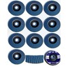 10 Stainless Steel Serrated Washers Diameter 115 mm x 22.23