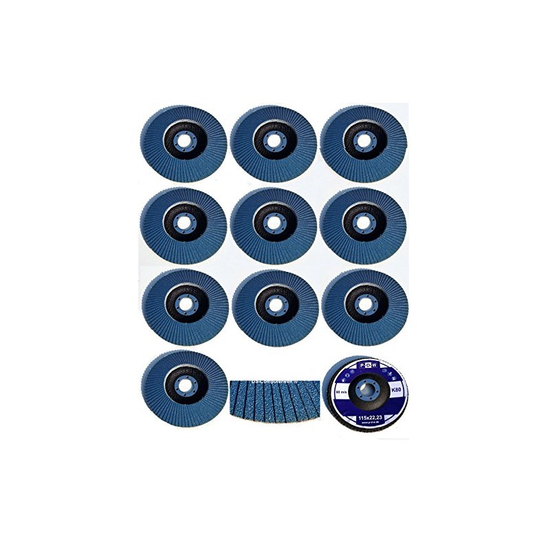 10 Stainless Steel Serrated Washers Diameter 115 mm x 22.23