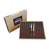 Tramontina Australia Cutlery Steak Set (Red - 12 PCS), Red,