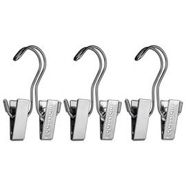 Original Boot Hanger - Shoe Storage Space Saver (Set of 3); Boot Hanger, Holder, Clips, Storage (Silver)