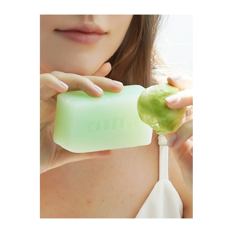 Cabbage Mildly Alkaline Cleansing Foam Natural Soap 140g / 캐비지