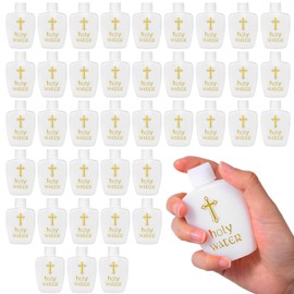zisiueel 40Pcs Holys Waters Bottles Holy Water Empty Containers 60ml Holy Water Plastic Bottle