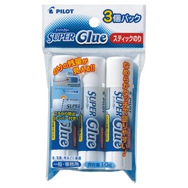 Pilot P-SGSE-36-3P Super Glue Stick Nori 10G Pack 3P