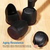 Veemoon 10pcs Office Chair Caster Stopper Cup Chair Wheel Protector