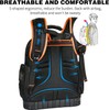 Tool Bag Backpack with 2 Canvas Tool Pouch Tool Kit,