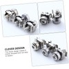 Healeved 50sets Cabinet Mounting Screw Set Square Hole Screws for