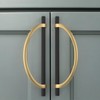 Amerdeco 10 Pack Black Champagne Bronze Cabinet Pulls 7.5 Inch(192MM)