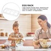 Operitacx Pack of 2 Egg Containers for Refrigerator, 8 Grid
