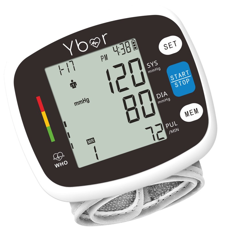 Automatic Blood Pressure Monitor 2.4" Extra Large LCD Display &