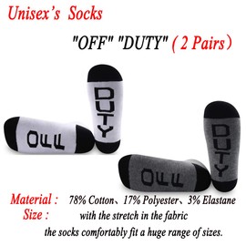 Police Socks Police Gift Off Duty Socks Police Officer Gift Cop Gift Cop Off Duty Socks Unique Gifts Christmas Gifts (Off Duty Socks Set)