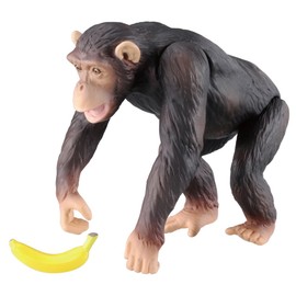 Takara Tomy Ania AS-14 Chimpanzy, Animals, Dinosaurs, Realistic Moving Figure Toy, Ages 3 and Up, Passed Toy Safety Standards, ST Mark Certified, ANIA TAKARA TOMY