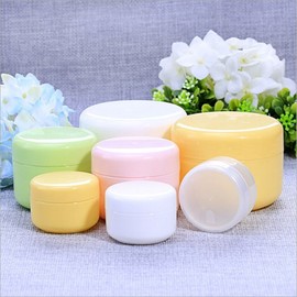 Portable cosmetic empty bottle cream container refill 25ea