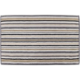 Cawö 7048–Lifestyle-Stripes Bath Mat / Rug - 50 x 80 CM-Pebble