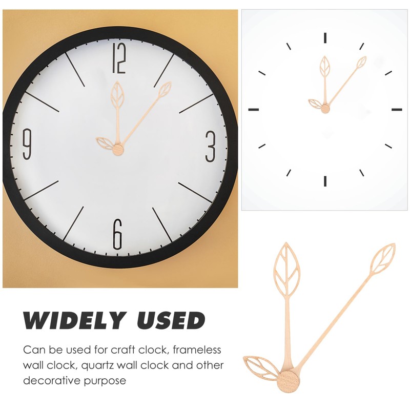 Gadpiparty 1 Set DIY Clock Parts Clock Hands Replacement Kit