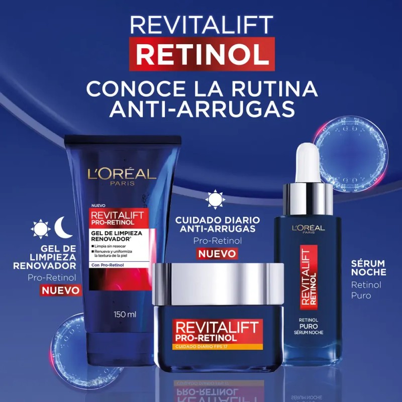 Sérum de Noche L'Oréal Paris Revitalift Retinol Puro, 30ml