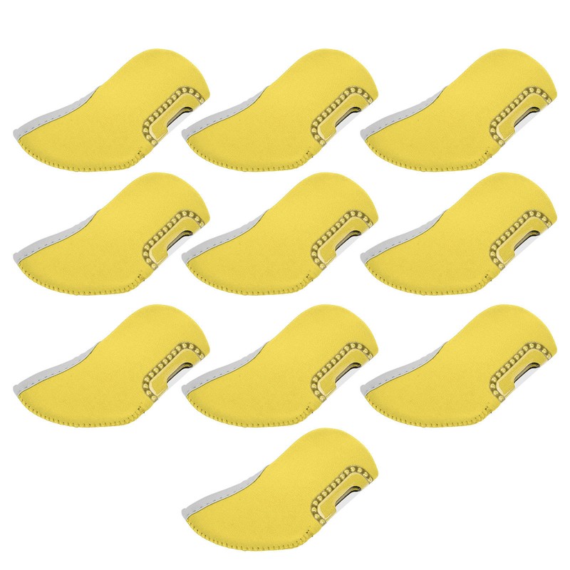 10Pcs Golf Putter Head Cover Iron Club See Through Window