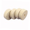Operitacx 32pcs Wooden Wheels DIY Model Accessories Small Castor Wheels