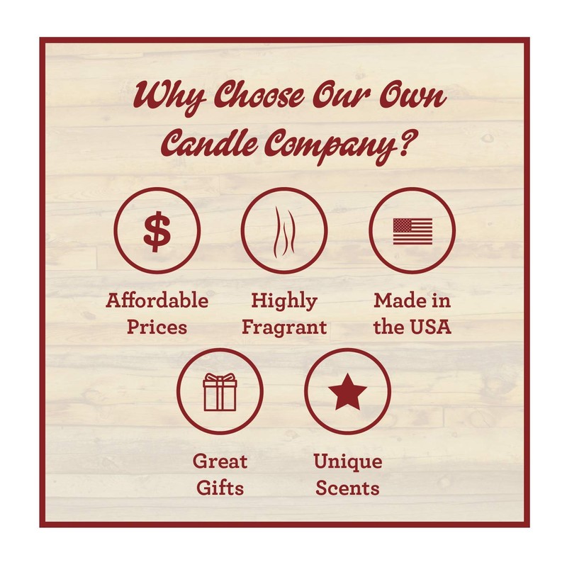 Our Own Candle Company Caramel Pecan, Banana Nut, and Coconut
