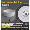 Paikalo Freestanding Tub Drain Rough-in Kit, Freestanding Bathtub Drains Installation