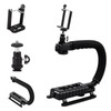 HWAMART Camera Smartphone Stabilizer, Video Action Stabilizing Handle, Handheld Stabilizer