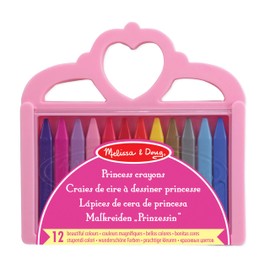 Melissa & Doug Princess Crayon Set - 12 Colors