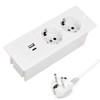 Idota Table Socket, 2-Way Retractable Socket with PD20W Quick Charge